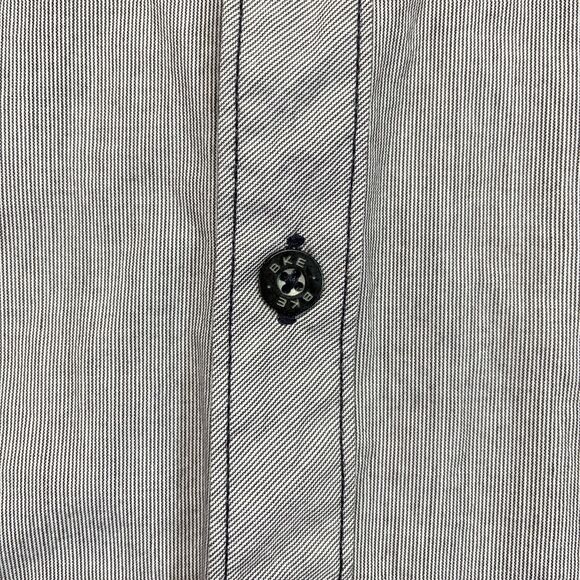 BKE Button-Up Shirt Men’s XL Gray Pocket Western Workwear Y2K Style 11317NM - Picture 6 of 14